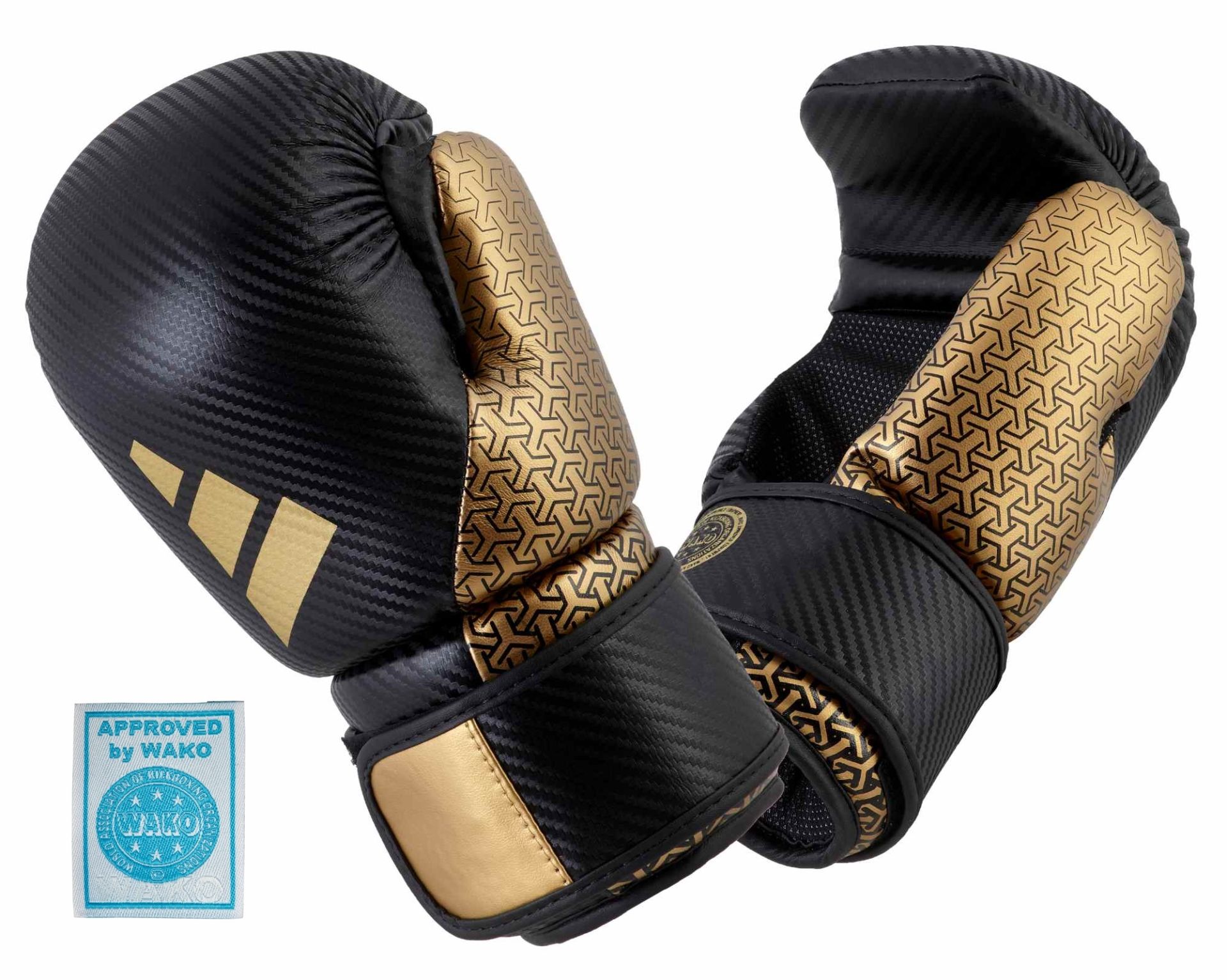 Element 1 von 7 (Bild) – Adidas Pro Point Fighter Handschuhe Black/Gold